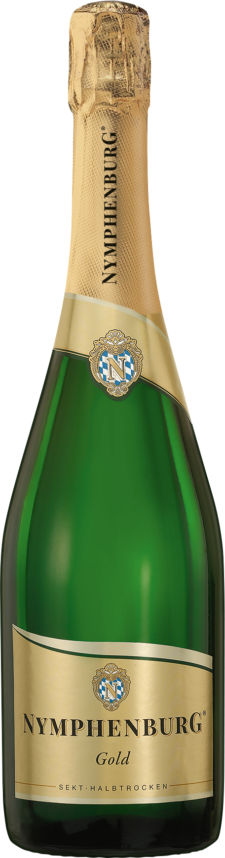 Bild:  Abbildung zeigt das Produkt Nymphenburg Sekt Gold halbtrocken